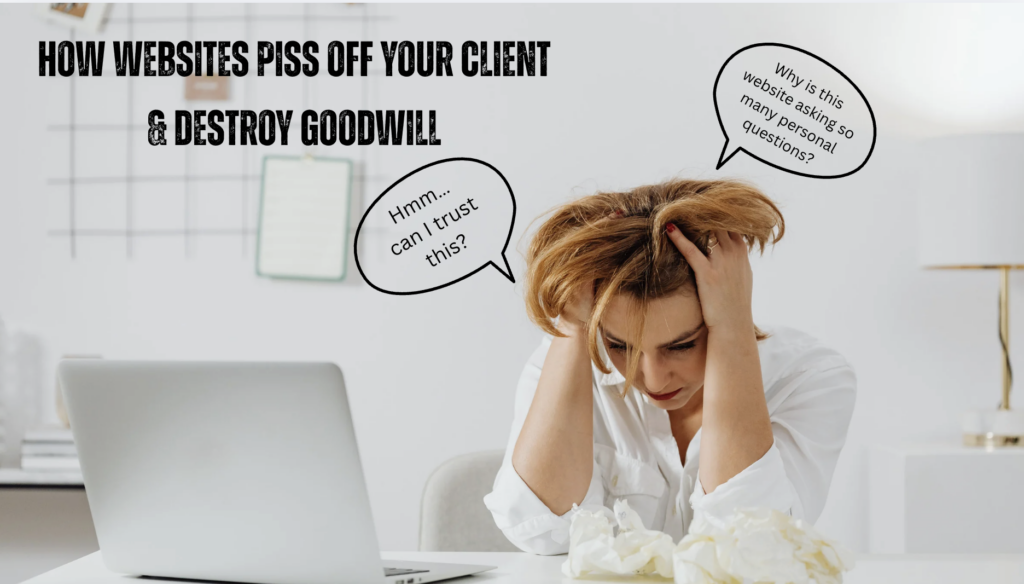 how to piss off your clients online